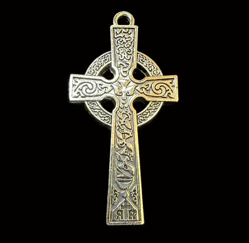 Large inch silver tone - large,
